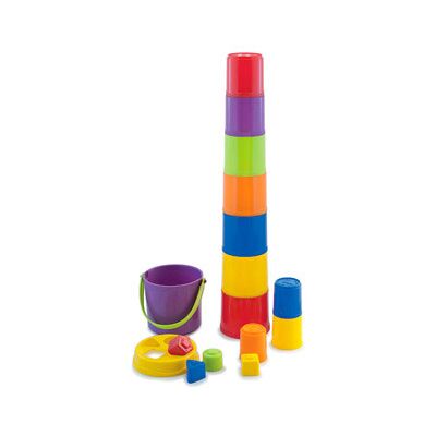 Juego de cubos apilables Giantte - Aprende formas y colores Juego de cubos apilables Giantte - Aprende formas y colores
