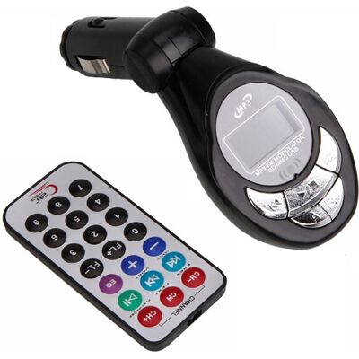Transmisor FM LCD automático con MP3-USB-SD + comando - SETTY Transmisor FM LCD automático con MP3-USB-SD + comando - SETTY