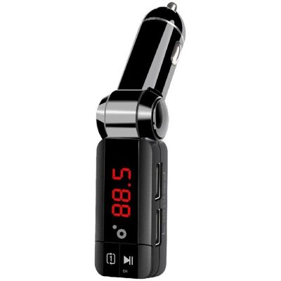 Transmisor FM USB/MP3 plegable con pantalla LCD - SUNSTECH Transmisor FM USB/MP3 plegable con pantalla LCD - SUNSTECH
