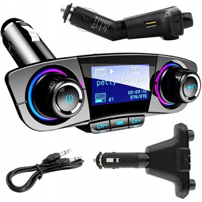 Transmisor FM Multitun "8-EN-1" USB Bluetooth 5.0 Transmisor FM Multitun "8-EN-1" USB Bluetooth 5.0