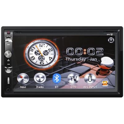 KRUGER MATZ Auto Radio TFT 7" (GPS, BLUETOOTH, DVB-T) MP4/DIVX/MP3/JPG/USB/... - Kruger&Matz KRUGER MATZ Auto Radio TFT 7" (GPS, BLUETOOTH, DVB-T) MP4/DIVX/MP3/JPG/USB/... - Kruger&Matz