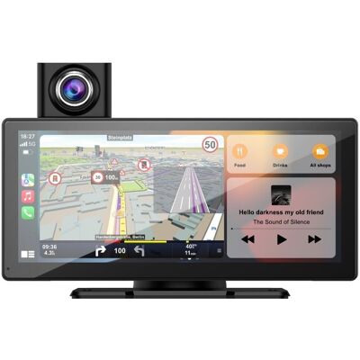 Estación multimedia CarPlay con pantalla táctil IPS de 8,9" y Android Auto inalámbrico con cámara 360º y cámara trasera - WELL Estación multimedia CarPlay con pantalla táctil IPS de 8,9" y Android Auto inalámbrico con cámara 360º y cámara trasera - WELL