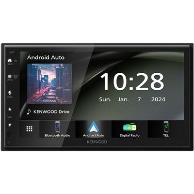Radio de coche táctil 6.8" DMX6523DABS 50 W Bluetooth (AAC/FLAC/MP3/OGG/WAV/WMA) - KENWOOD Radio de coche táctil 6.8" DMX6523DABS 50 W Bluetooth (AAC/FLAC/MP3/OGG/WAV/WMA) - KENWOOD