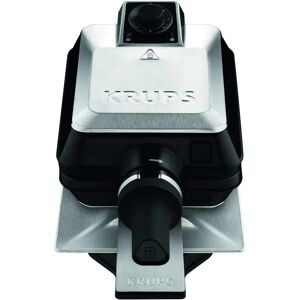 Máquina para hacer waffles rotativa de 1200 W (negra y acero inoxidable) - KRUPS Máquina para hacer waffles rotativa de 1200 W (negra y acero inoxidable) - KRUPS