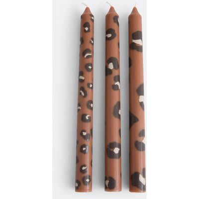 La Redoute Azhar Conjunto de 3 velas marrón La Redoute Azhar Conjunto de 3 velas marrón