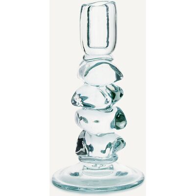 AM.PM Candelabro De Cristal Transparente, Al. 23 Cm, Qimera. Talla talla única. Color AM.PM Candelabro De Cristal Transparente, Al. 23 Cm, Qimera. Talla talla única. Color