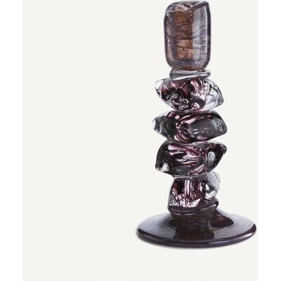 AM.PM Candelabro De Vidrio Soplado De La Manera Tradicional, Al. 23 Cm, Qimera. Talla talla única. Color AM.PM Candelabro De Vidrio Soplado De La Manera Tradicional, Al. 23 Cm, Qimera. Talla talla única. Color