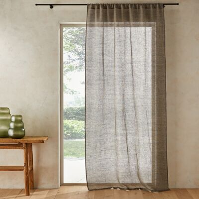 AM.PM - Fishoyi - Lino - Natural/Antracita - Curtain AM.PM - Fishoyi - Lino - Natural/Antracita - Curtain