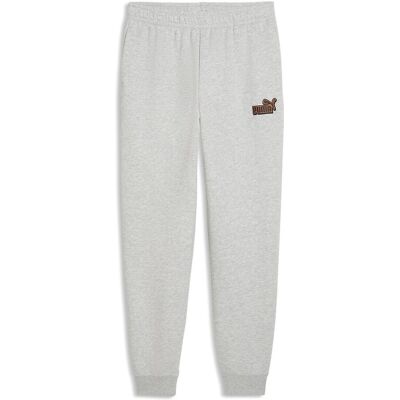 Puma Pantalón de chándal de felpa sin peinar. Color Puma Pantalón de chándal de felpa sin peinar. Color