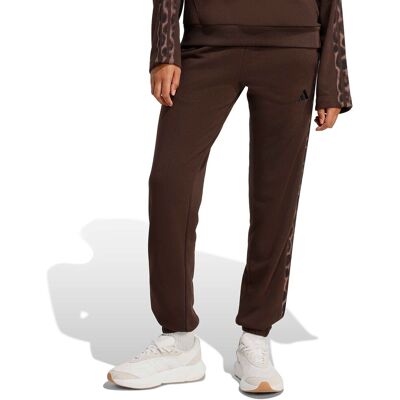Adidas SPORTSWEAR Pantalones de felpa con estampado de leopardo Essentials 3 Stripes. Color Adidas SPORTSWEAR Pantalones de felpa con estampado de leopardo Essentials 3 Stripes. Color