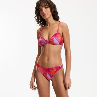 La Redoute Braguita de bikini tipo brasileña, estampado Tropical. Talla 44. Color La Redoute Braguita de bikini tipo brasileña, estampado Tropical. Talla 44. Color
