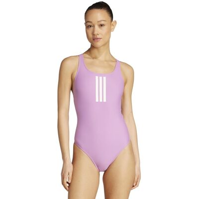Adidas Performance Bañador de 1 pieza con 3 bandas en V. Color Adidas Performance Bañador de 1 pieza con 3 bandas en V. Color