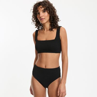 La Redoute Braguita de bikini tipo culotte de cintura alta, talla única. Talla XS/XL. Color La Redoute Braguita de bikini tipo culotte de cintura alta, talla única. Talla XS/XL. Color