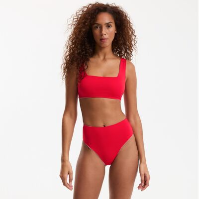 La Redoute Braguita de bikini reversible tipo culotte de cintura alta. Talla 38. Color La Redoute Braguita de bikini reversible tipo culotte de cintura alta. Talla 38. Color