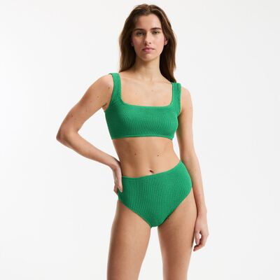 La Redoute Braguita de bikini tipo culotte de cintura alta, talla única. Talla XS/XL. Color La Redoute Braguita de bikini tipo culotte de cintura alta, talla única. Talla XS/XL. Color