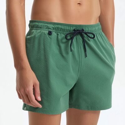La Redoute Bañador short Seersucker. Talla S. Color La Redoute Bañador short Seersucker. Talla S. Color