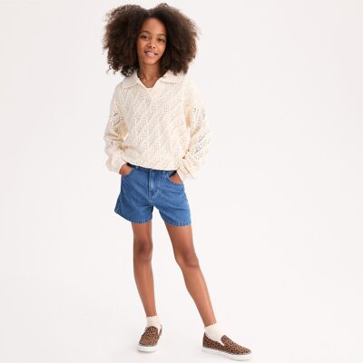 La Redoute Short vaquero. Talla 108 cm (5 años). Color La Redoute Short vaquero. Talla 108 cm (5 años). Color
