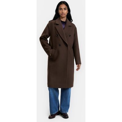 La Redoute Abrigo de paño de lana mezclada, Signature BARNABE. Talla 44. Color La Redoute Abrigo de paño de lana mezclada, Signature BARNABE. Talla 44. Color