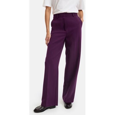 La Redoute Pantalones holgados de poliviscosa elástica. Talla 44. Color La Redoute Pantalones holgados de poliviscosa elástica. Talla 44. Color