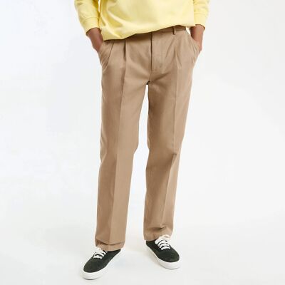 La Redoute Pantalón chino con pinzas, Signature PRIAM. Talla 44. Color La Redoute Pantalón chino con pinzas, Signature PRIAM. Talla 44. Color
