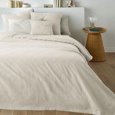 LA REDOUTE INTERIEURS Colcha de algodón jacquard - Blanco LA REDOUTE INTERIEURS Colcha de algodón jacquard - Blanco