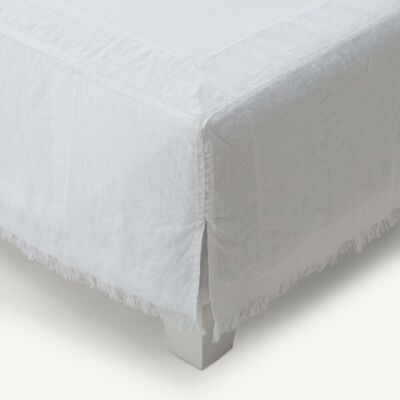 AM.PM - Amourya - Blanco - Lino - Bed skirt AM.PM - Amourya - Blanco - Lino - Bed skirt