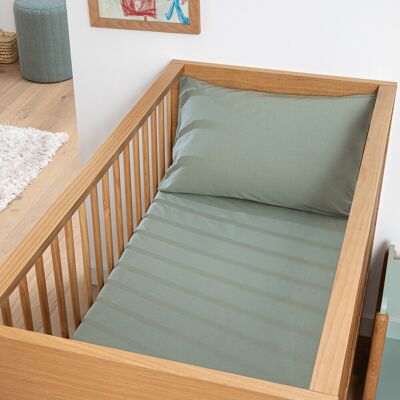 La Redoute Sábana bajera para bebé, percal de algodón, capucha de 17 cm. Talla 60x120 cm. Color La Redoute Sábana bajera para bebé, percal de algodón, capucha de 17 cm. Talla 60x120 cm. Color