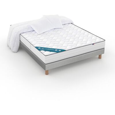 La Redoute Pack de colchón de espuma y viscoelástica + somier + patas + edredón + almohada(s). Talla 160 x 200 cm. Color La Redoute Pack de colchón de espuma y viscoelástica + somier + patas + edredón + almohada(s). Talla 160 x 200 cm. Color