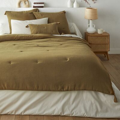 LA REDOUTE INTERIEURS Edredón Kumla - Cama - Marrón LA REDOUTE INTERIEURS Edredón Kumla - Cama - Marrón