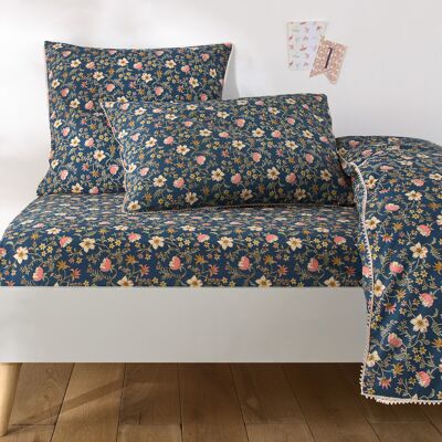 La Redoute Sábana bajera 30% algodón reciclado alt. ajust.. 25 cm, Jasmine. Talla Cama 90cm (90x190cm). Color La Redoute Sábana bajera 30% algodón reciclado alt. ajust.. 25 cm, Jasmine. Talla Cama 90cm (90x190cm). Color