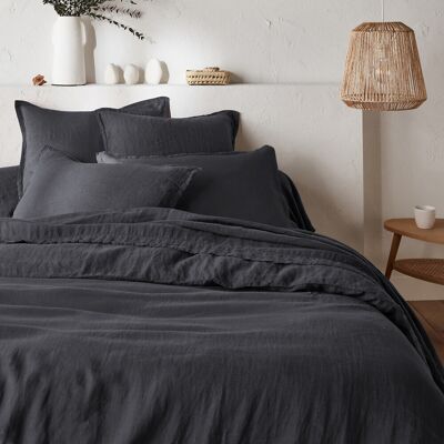 La Redoute Funda nórdica de lino lavado, Linot. Talla Cama 90cm (155x220cm). Color La Redoute Funda nórdica de lino lavado, Linot. Talla Cama 90cm (155x220cm). Color