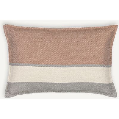 AM.PM - Cirrus - Terracotta a rayas - Funda de cojín AM.PM - Cirrus - Terracotta a rayas - Funda de cojín