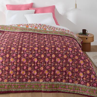 La Redoute Colcha acolchada de algodón con estampado de bloques, Manassi. Talla 180x230 cm. Color La Redoute Colcha acolchada de algodón con estampado de bloques, Manassi. Talla 180x230 cm. Color