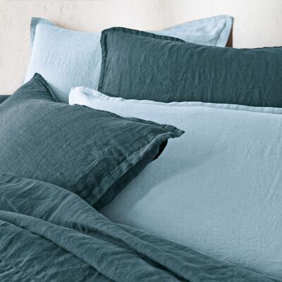 La Redoute Funda nórdica de lino lavado, Linot. Talla Cama 90cm (160x210cm). Color La Redoute Funda nórdica de lino lavado, Linot. Talla Cama 90cm (160x210cm). Color