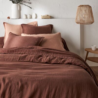 La Redoute Funda nórdica de lino lavado, Linot. Talla Cama 90cm (160x210cm). Color La Redoute Funda nórdica de lino lavado, Linot. Talla Cama 90cm (160x210cm). Color