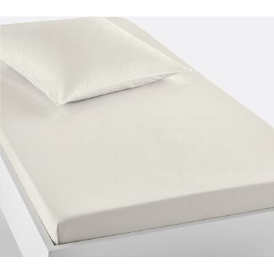 Sábanas ajustables de algodón orgánico La Redoute Interiors - Escenario - Beige Sábanas ajustables de algodón orgánico La Redoute Interiors - Escenario - Beige