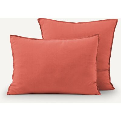 AM.PM Funda de almohada Elina - Lavado - Rojizo AM.PM Funda de almohada Elina - Lavado - Rojizo