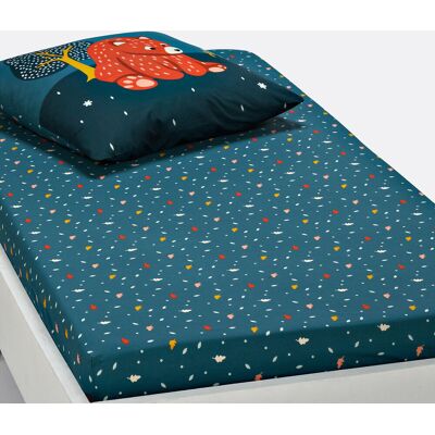 Sábana ajustable de algodón Orsi - Cama infantil y adulta Sábana ajustable de algodón Orsi - Cama infantil y adulta