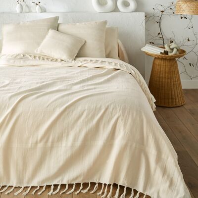 LA REDOUTE INTERIEURS - Nedo - Ecru - 140 x 200 cm - Bedspread LA REDOUTE INTERIEURS - Nedo - Ecru - 140 x 200 cm - Bedspread
