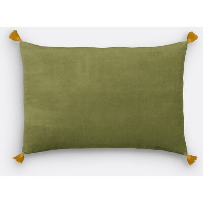 LA REDOUTE INTERIEURS Funda de cojín Velvet - Verde - 60 x 40 cm LA REDOUTE INTERIEURS Funda de cojín Velvet - Verde - 60 x 40 cm