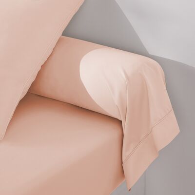 LA REDOUTE INTERIEURS Funda de almohada satén de algodón Opale - 85x185cm - Rosa LA REDOUTE INTERIEURS Funda de almohada satén de algodón Opale - 85x185cm - Rosa