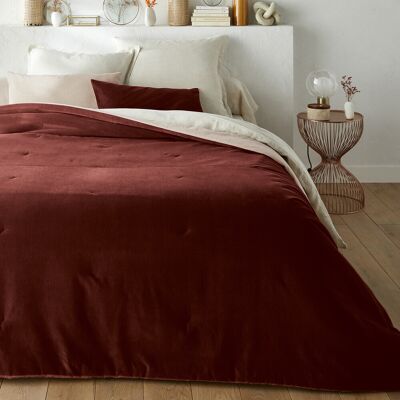 La Redoute Cubrecama acolchado de terciopelo de algodón, Velvet. Talla 230x250 cm. Color La Redoute Cubrecama acolchado de terciopelo de algodón, Velvet. Talla 230x250 cm. Color