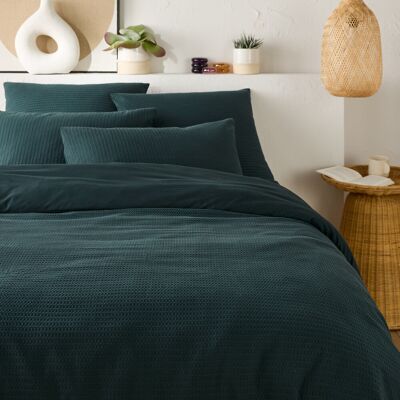 La Redoute Funda nórdica de algodón lavado nido de abeja, Tifly. Talla Cama 180cm (260x240cm). Color La Redoute Funda nórdica de algodón lavado nido de abeja, Tifly. Talla Cama 180cm (260x240cm). Color