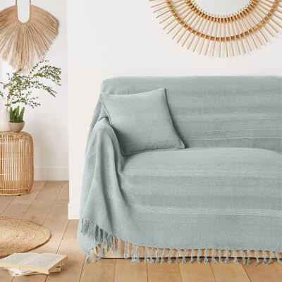 LA REDOUTE INTERIEURS - Nedo - Gris-azulado - Blanket LA REDOUTE INTERIEURS - Nedo - Gris-azulado - Blanket