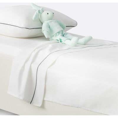 LA REDOUTE INTERIEURS Lenzuolo Piatto bebé - Blanco - 120 x 180 cm LA REDOUTE INTERIEURS Lenzuolo Piatto bebé - Blanco - 120 x 180 cm
