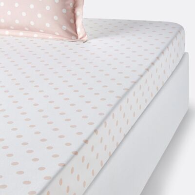La Redoute Interieurs - Clarisse - Nude - Fitted sheet La Redoute Interieurs - Clarisse - Nude - Fitted sheet