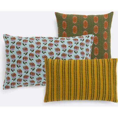 La Redoute Funda de cojín rectangular, gasa de algodón, estampado Ikat, ASTI. Talla 60 x 40 cm. Color La Redoute Funda de cojín rectangular, gasa de algodón, estampado Ikat, ASTI. Talla 60 x 40 cm. Color