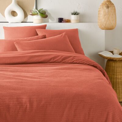 La Redoute Funda nórdica de algodón lavado nido de abeja, Tifly. Talla Cama 150cm (240x220cm). Color La Redoute Funda nórdica de algodón lavado nido de abeja, Tifly. Talla Cama 150cm (240x220cm). Color