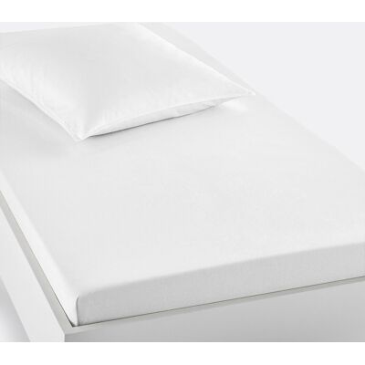 Sábana bajera de algodón jersey para niños - Varias tallas - Blanco - Ropa de cama Sábana bajera de algodón jersey para niños - Varias tallas - Blanco - Ropa de cama