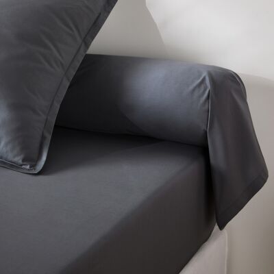 Funda de almohada de percal de algodón La Redoute Interiors - 85 x 185 cm - Negro Funda de almohada de percal de algodón La Redoute Interiors - 85 x 185 cm - Negro
